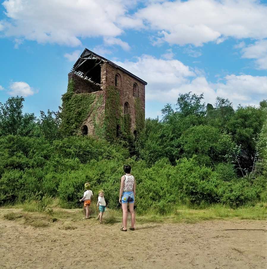 Crusher  whim Engine house New Consols Luckett 1977